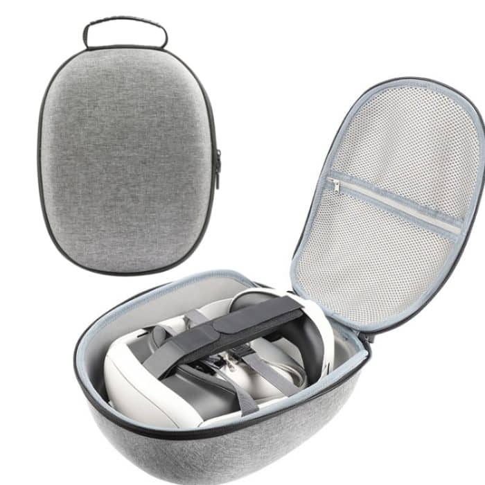 TBD0604315701A.jpg Für Meta Quest 3 VR Aufbewahrungstasche EVA Hartschalenetui Handtasche, Grey – Bild 1