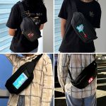 Bluetooth APP Oxford Tuch LED Tasche Outdoor Reiten Farbe LED Taille Tasche – Bild 8