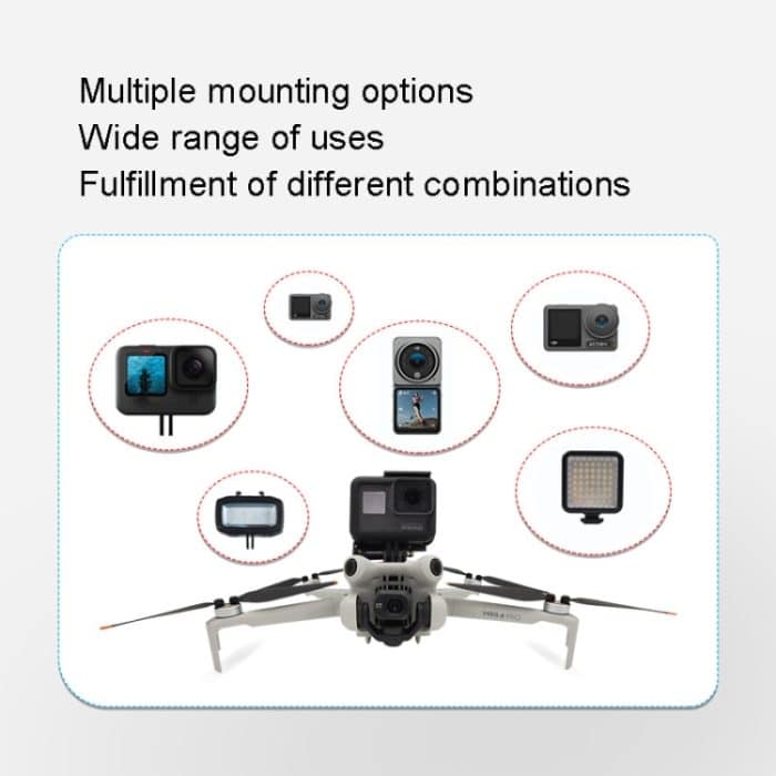 Für DJI Mini 4 PRO / Mini 3 PRO / Mini 3 Obere Erweiterungshalterung 1/4 Schrauben für Stativzubehör – Bild 3