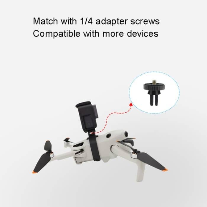 Für DJI Mini 4 PRO / Mini 3 PRO / Mini 3 Obere Erweiterungshalterung 1/4 Schrauben für Stativzubehör – Bild 7