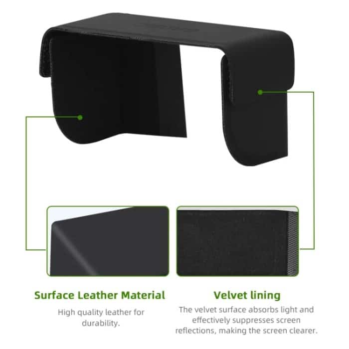 Für DJI Osmo Pocket 3 BRDRC Sonnenschutzhaube Leichter Bildschirmschirm, Sunshade Hood – Bild 5