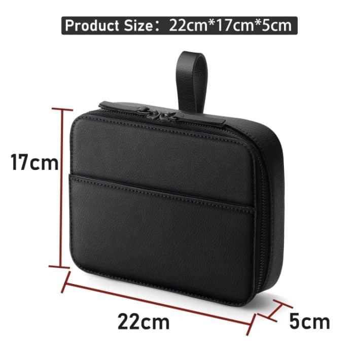 PU-Leder-Uhrenarmband-Organizer-Box für Apple Watch Band, Reise-Aufbewahrungstasche, PU Leather Black, PU Leather Brown – Bild 4