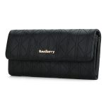 Baellerry N8918 Damen-Geldbörse, lang, großes Fassungsvermögen, Magnetschnalle, Clutch, Handytasche