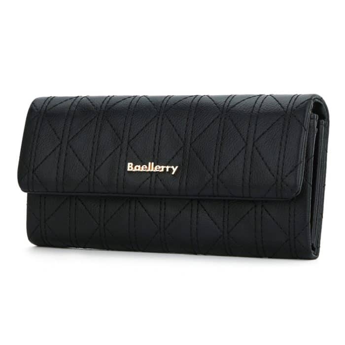TBD0604357001A.jpg Baellerry N8918 Damen-Geldbörse, lang, großes Fassungsvermögen, Magnetschnalle, Clutch, Handytasche – Bild 1