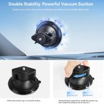 TELESIN Magnetfuß mit 1/4 Zoll Schnittstelle für DJI Pocket 3 / Insta360 Kamera und Smartphones, With Suction Cup Base Set, Without Suction Cup Base – Bild 10