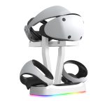 JYS-P5155 Für PlayStation VR 2 Magnetische Ladestation Mit RGB Licht VR Gläser Lagerung Rack Spiel Zubehör