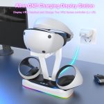 JYS-P5155 Für PlayStation VR 2 Magnetische Ladestation Mit RGB Licht VR Gläser Lagerung Rack Spiel Zubehör – Bild 4