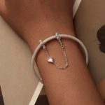 S925 Sterling Silber Valentinstag Liebe Sicherheitskette DIY Perlenstickerei – Bild 6