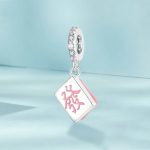 S925 Sterling Silber Lucky Fortune Mahjong DIY Anhänger – Bild 2