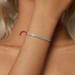 S925 Sterling Silber Zirkon Lucky geflochtenes verstellbares Armband – Bild 5