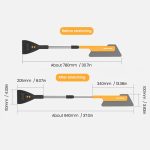 Auto Multifunktionale Teleskop Schneeschaufel Glas Abtauung Enteisung Pinsel Winter Reinigungswerkzeuge, Ordinary, Light Model – Bild 3
