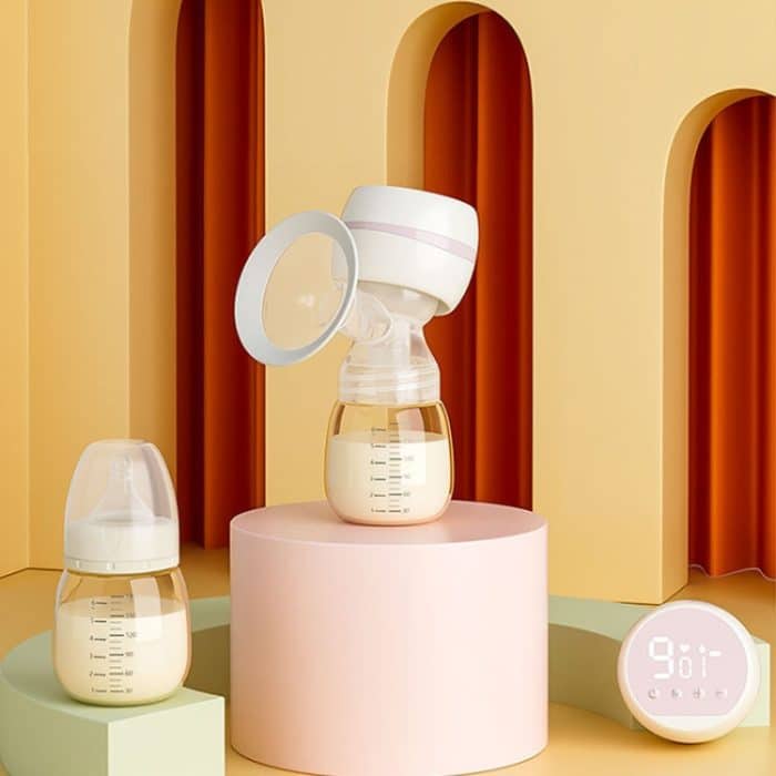 MZ-003 LED-Digitalanzeige, intelligent einstellbar, vollautomatische Massage, schmerzlose, leise Milchpumpe – Bild 2