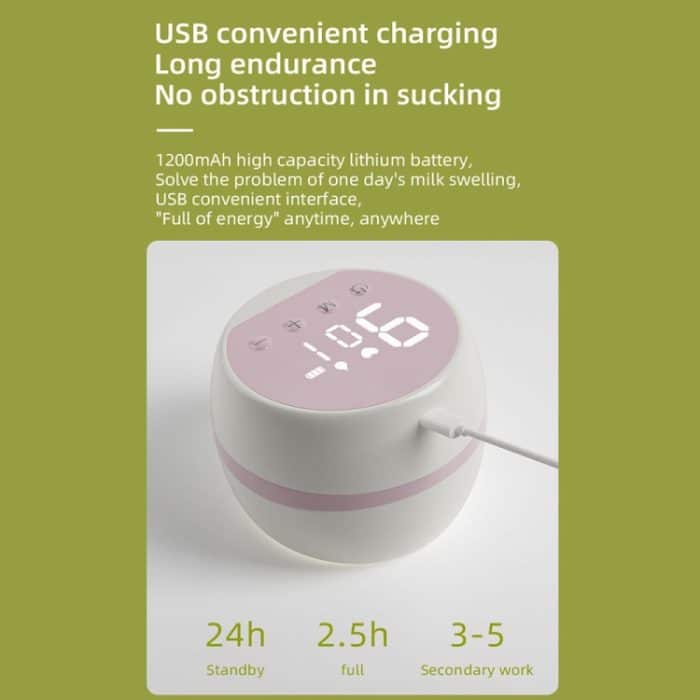 MZ-003 LED-Digitalanzeige, intelligent einstellbar, vollautomatische Massage, schmerzlose, leise Milchpumpe – Bild 11