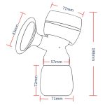 MZ-003 LED-Digitalanzeige, intelligent einstellbar, vollautomatische Massage, schmerzlose, leise Milchpumpe – Bild 3