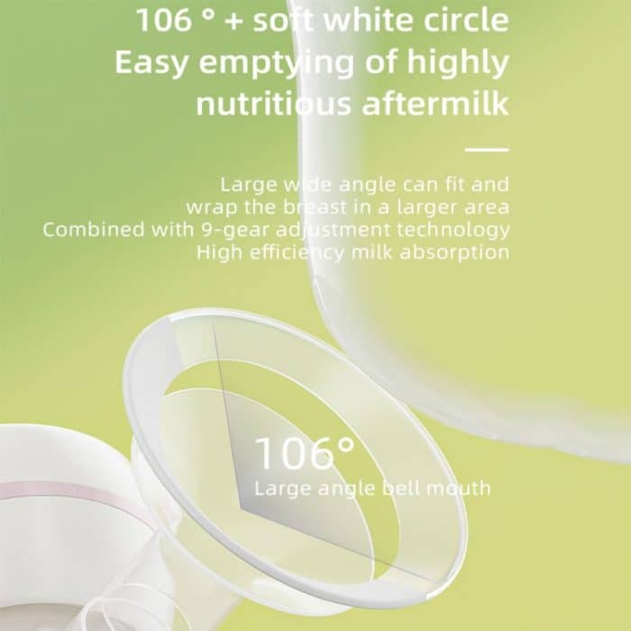 MZ-003 LED-Digitalanzeige, intelligent einstellbar, vollautomatische Massage, schmerzlose, leise Milchpumpe – Bild 7