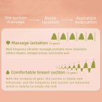 MZ-003 LED-Digitalanzeige, intelligent einstellbar, vollautomatische Massage, schmerzlose, leise Milchpumpe – Bild 10