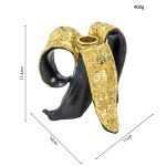 Bananen-Kerzenhalter, Heim-Desktop-Dekoration, Bananenschalen-Kerzenhalter, Kunstharz-Ornament – Bild 2