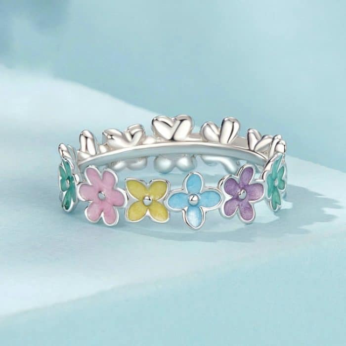 Ring aus S925-Sterlingsilber mit platiniertem Farbdopamin – Bild 3