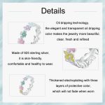 Ring aus S925-Sterlingsilber mit platiniertem Farbdopamin – Bild 4