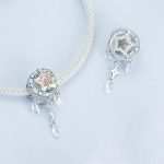 S925 Sterling Silber Stern Mond Traumfänger Quaste DIY Perlen – Bild 3