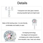 S925 Sterling Silber Stern Mond Traumfänger Quaste DIY Perlen – Bild 4