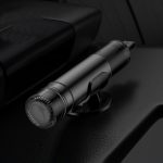 Autoglas-Sicherheitshammer, multifunktionales Notfall-Fluchtwerkzeug, Gray, Silver, Red, Black