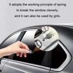 Autoglas-Sicherheitshammer, multifunktionales Notfall-Fluchtwerkzeug, Gray, Silver, Red, Black – Bild 5