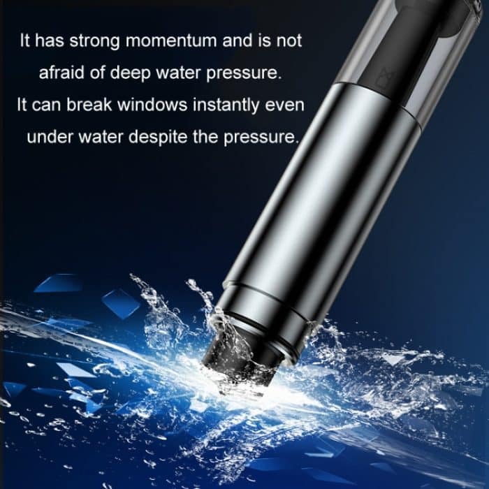 Autoglas-Sicherheitshammer, multifunktionales Notfall-Fluchtwerkzeug, Gray, Silver, Red, Black – Bild 6