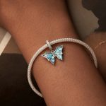 S925 Sterling Silber platiniert Schmetterling DIY Anhänger Perlen – Bild 5