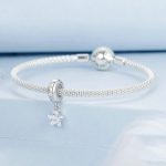 S925 Sterling Silber platinierte Starlight fünfzackige Stern-Silikon-DIY-Perlen – Bild 2