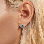 S925 Sterling Silber platinierte Vogel-Tier-Ohrringe für Damen – Bild 5