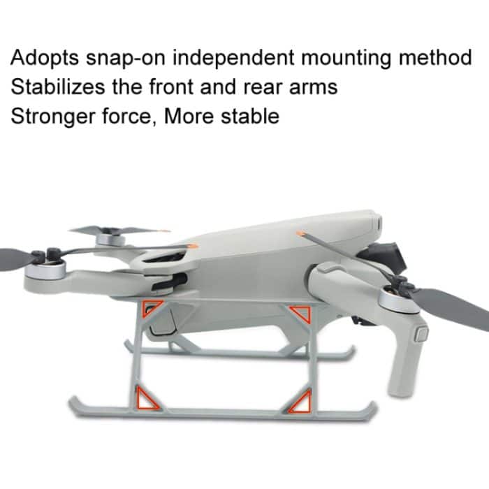 Für DJI Mini 3 / Mini 3 Pro 1 Paar Höhe erhöhen Ständer Fahrwerk Propeller Schutzhülle – Bild 6