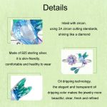 Verstellbarer Ring mit Vogel- und Blumenöffnung aus S925-Sterlingsilber – Bild 4