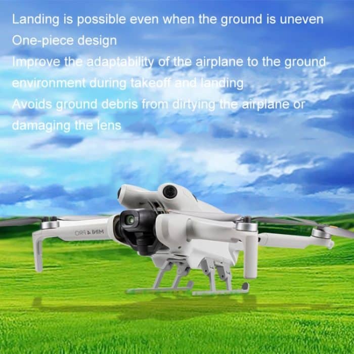 Für DJI Mini 4 Pro Landing Gear Base Gimbal Protector Folding Booster Kickstand – Bild 7