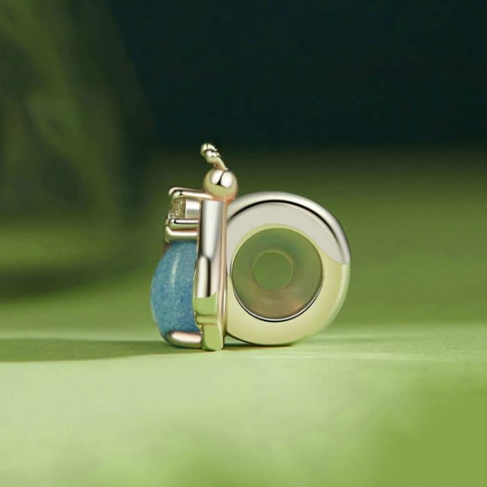 S925 Sterling Silber platiniert, leuchtender Farbverlauf, lila Schmetterling, DIY-Perlen – Bild 2