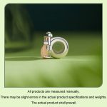 S925 Sterling Silber platiniert leuchtende Schmetterlings-Silikon-DIY-Perlen – Bild 4