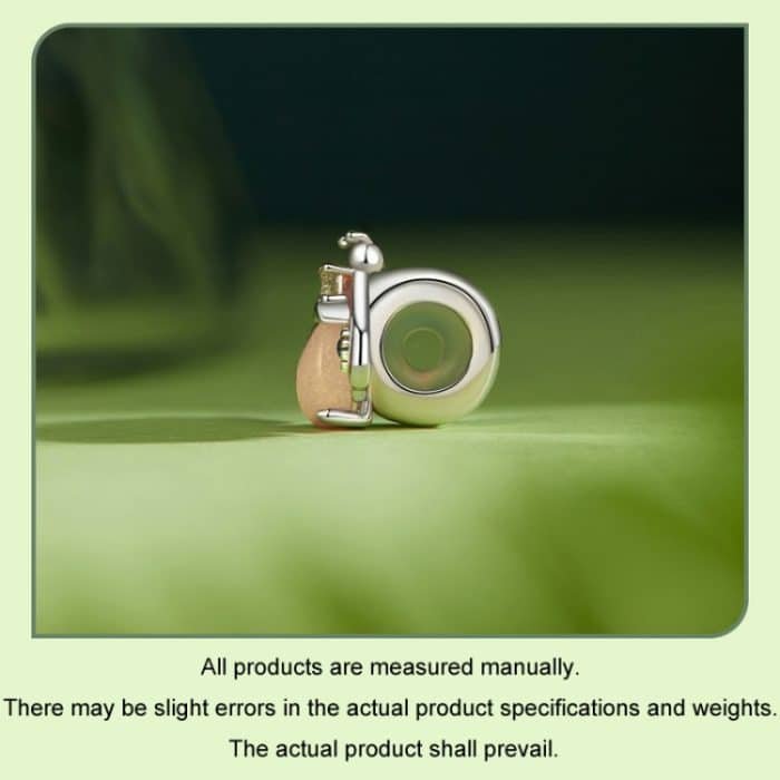 S925 Sterling Silber platiniert leuchtende Schmetterlings-Silikon-DIY-Perlen – Bild 4