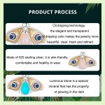 S925 Sterling Silber platiniert leuchtende Schmetterlings-Silikon-DIY-Perlen – Bild 5