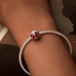 S925 Sterling Silber Zirkon Leuchtende Sieben-Sterne-Marienkäfer-Silikon-DIY-Perlen – Bild 6