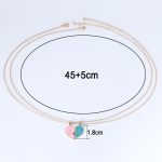 BEST FRIEND Love Lockbone Chain Passende Herz-Anhänger-Freundschaftskarten-Halskette – Bild 4