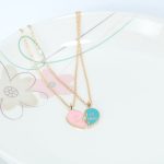 BEST FRIEND Love Lockbone Chain Passende Herz-Anhänger-Freundschaftskarten-Halskette – Bild 5