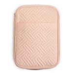 Große, unterteilte, tragbare Schmuckaufbewahrungstasche mit transparenten, abnehmbaren Ordnern