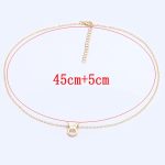 Sternzeichen-Halskette, galvanisierte Legierung, kurze Kette, Schmuck – Bild 4