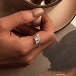 S925 Sterling Silber Hauptstein-Blume-funkelnder Ring – Bild 5