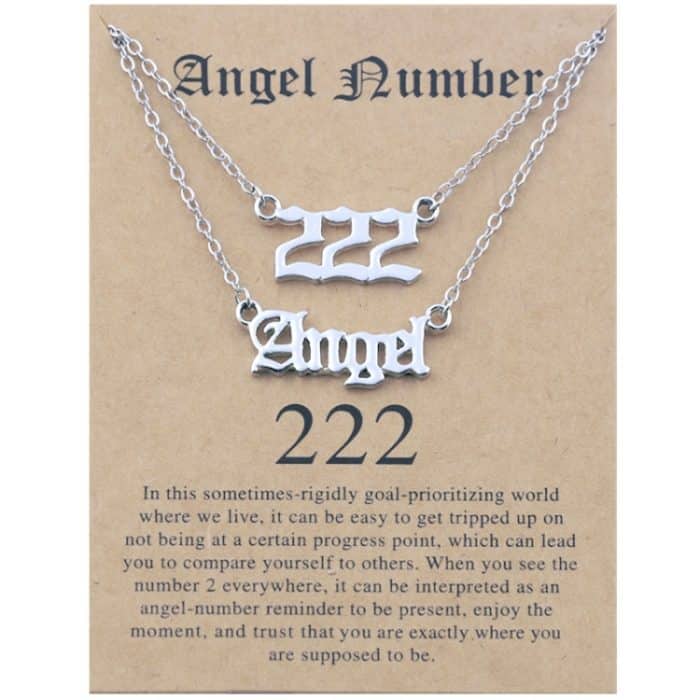 TBD0604476011.jpg 2-in-1-Engel-Glückszahlen-Halsketten-Set für Damen, Schlüsselbein-Kettenschmuck – Bild 1