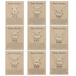 2-in-1-Engel-Glückszahlen-Halsketten-Set für Damen, Schlüsselbein-Kettenschmuck – Bild 3