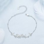 S925 Sterling Silber platiniertes Armband mit fliegenden Schmetterlingsnähten – Bild 3