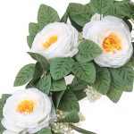 2 Stück 2 m Simulationsblume aus Rattan, Party-Dekoration, Wald, Hochzeitsarrangement, künstliches Rosen-Rattan – Bild 4