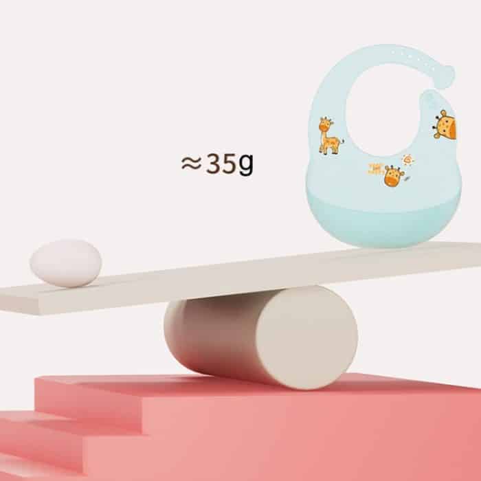 Baby Anti-Schmutz-Ess-Lätzchen, wasserdichtes Silikon, Säuglings-Hilfsfutter-Lätzchen, Sabber-Handtuch – Bild 7