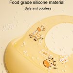 Baby Anti-Schmutz-Ess-Lätzchen, wasserdichtes Silikon, Säuglings-Hilfsfutter-Lätzchen, Sabber-Handtuch – Bild 9